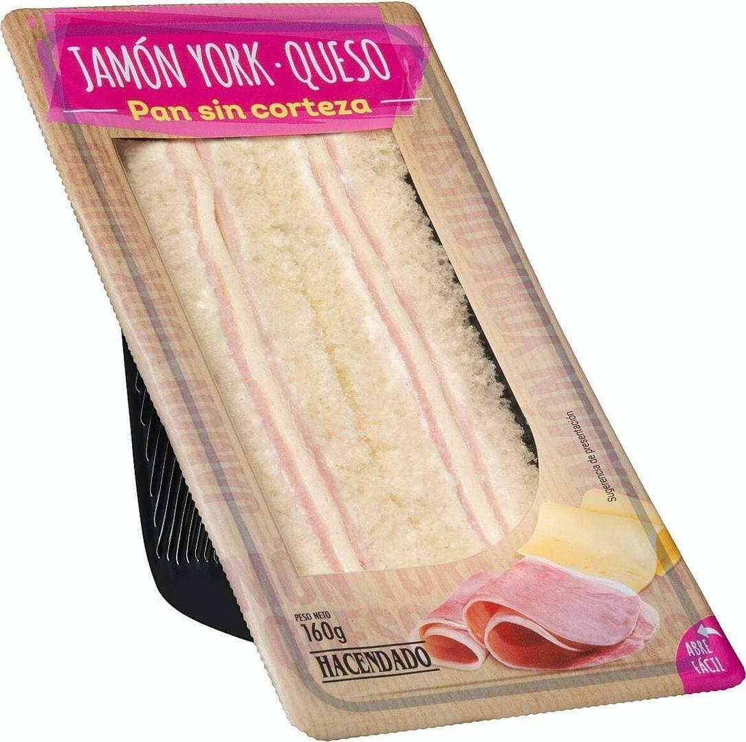 Sándwiches de jamón y queso