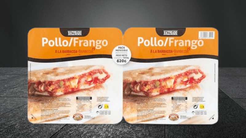 Empanada calzone de pollo a la barbacoa