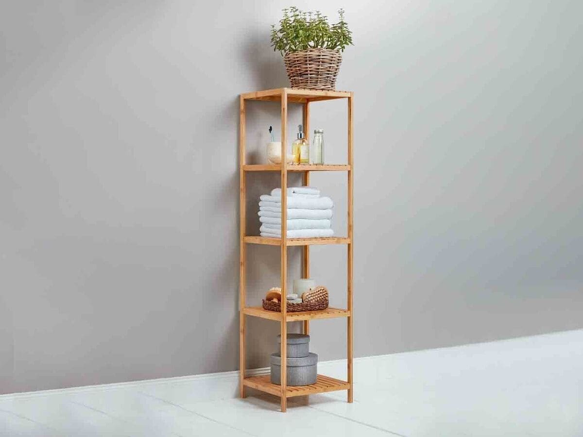 Estantería de bambú 5 estantes