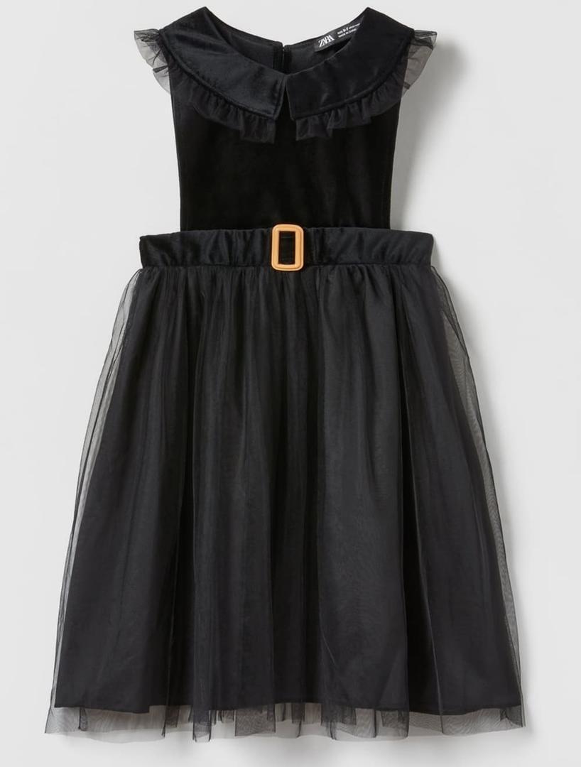 Disfraz de bruja con falda de tul