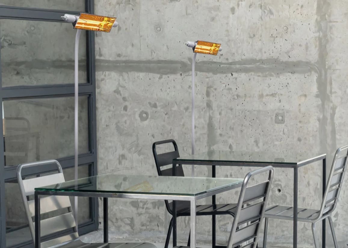 Estufa halógena infracalor infrahome 1300 w blanca