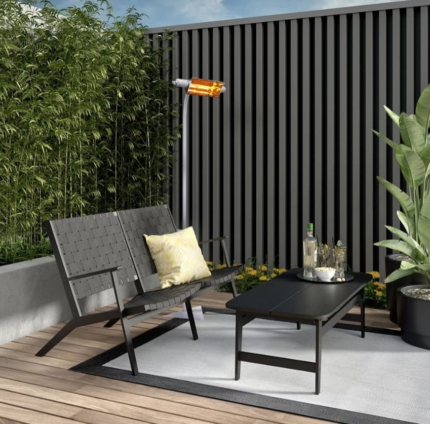 Estufa halógena infracalor infrahome 1300 w blanca