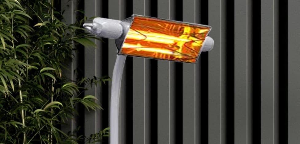 Estufa halógena infracalor infrahome 1300 w blanca