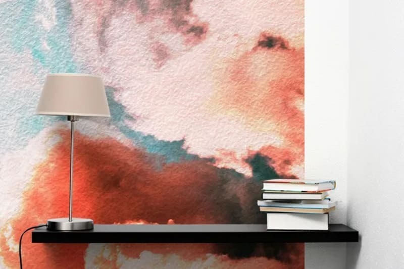 Mural adhesivo Cielo rosado