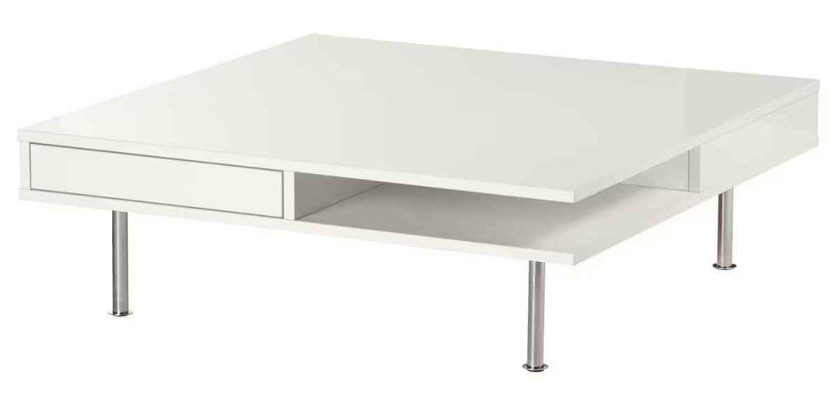 Mesa de centro, alto brillo blanco TOFTERYD