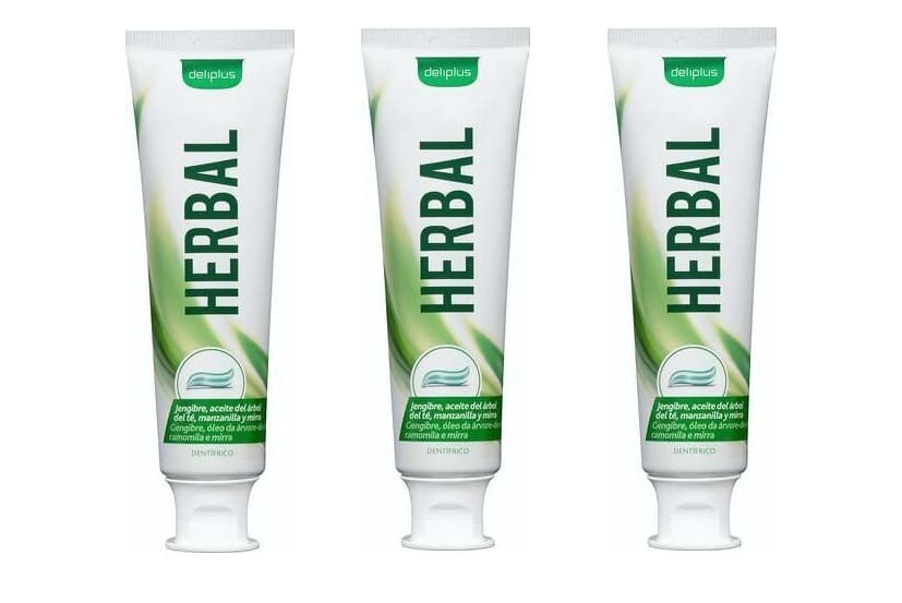 Pasta de dientes herbal de Deliplus en Mercadona