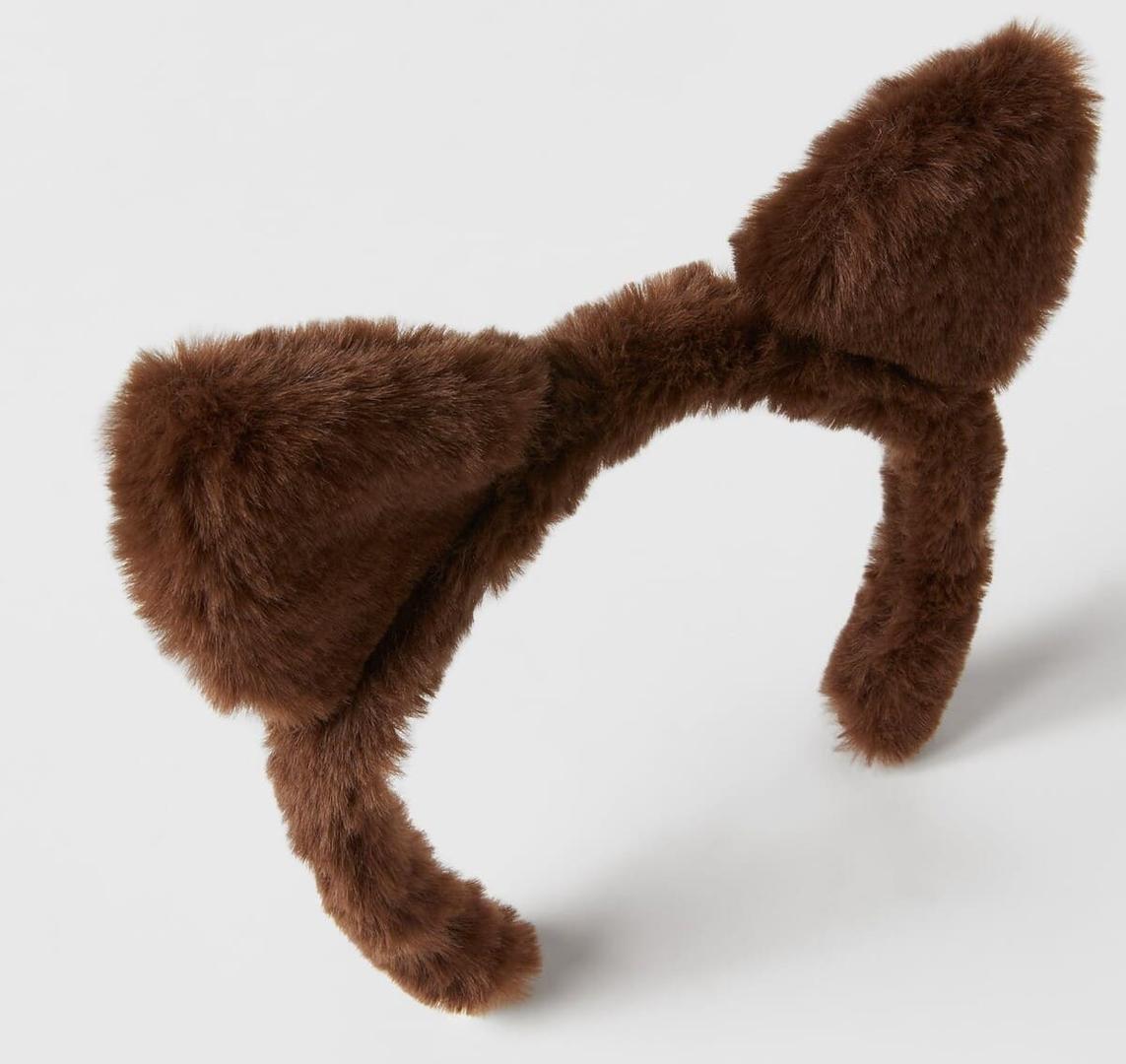 Diadema de orejas efecto pelo