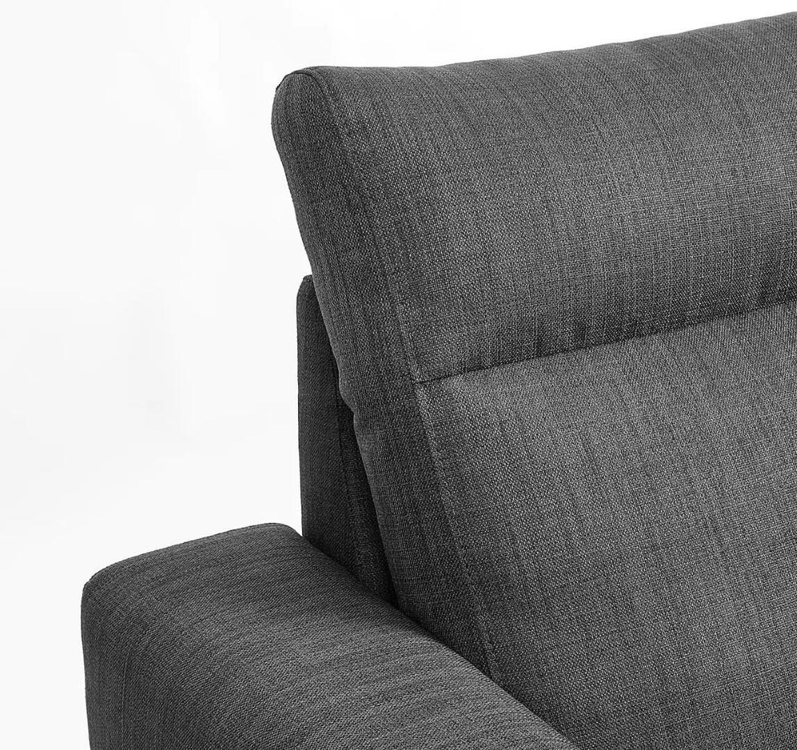 BOLLSTANÄS Sofá de 3 plazas + chaiselongue