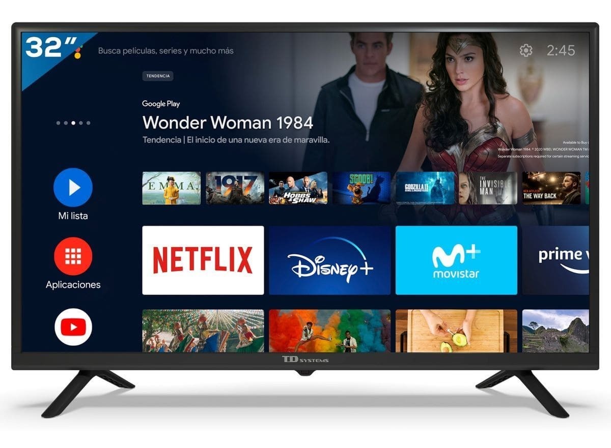 TV LED 32'' K32DLC16GLE Hey Google - TD SYSTEMS