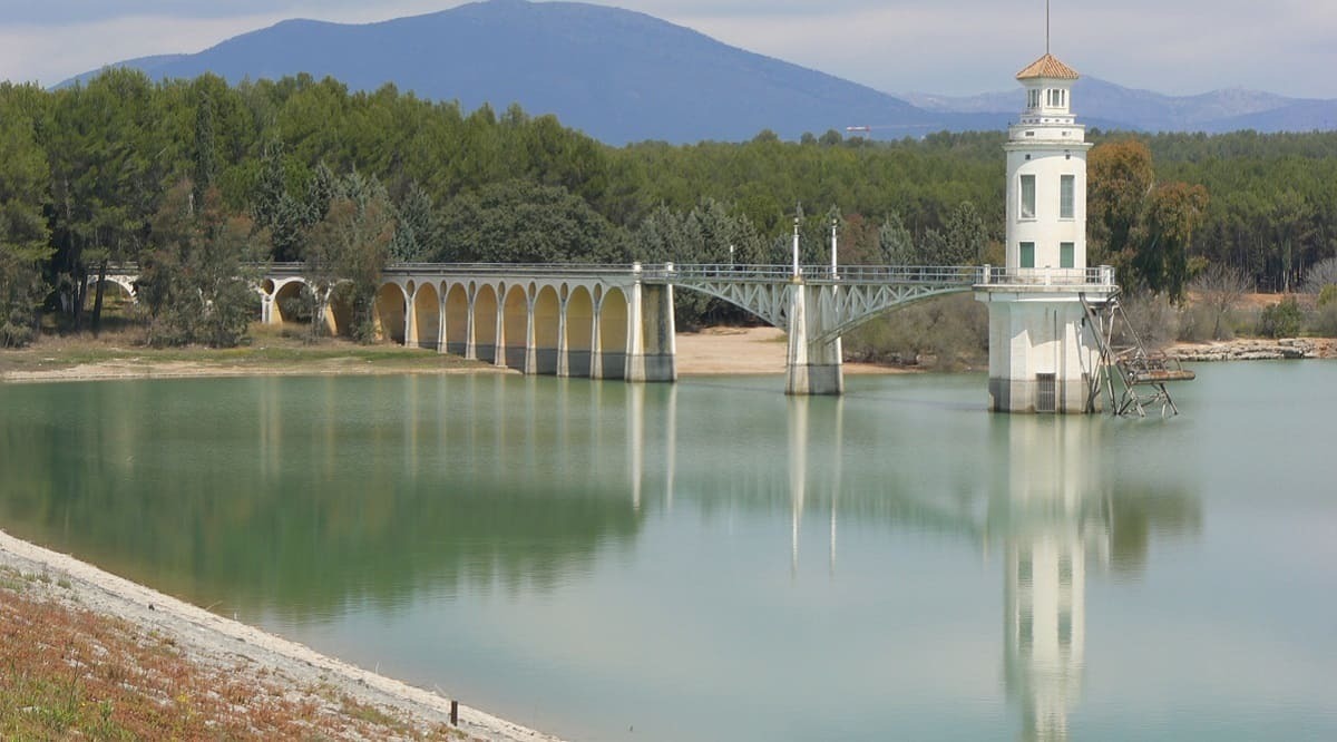 El pantano de Cubillas, en Atarfe