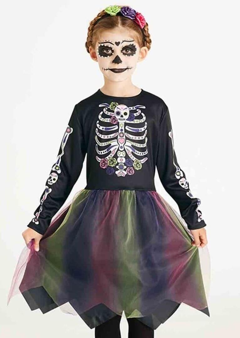 Disfraz de esqueleto mexicano