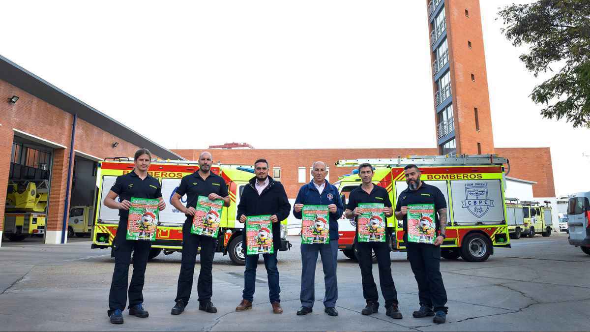 Una carrera en Jerez organizada por bomberos en favor de los niños hospitalizados en Navidad