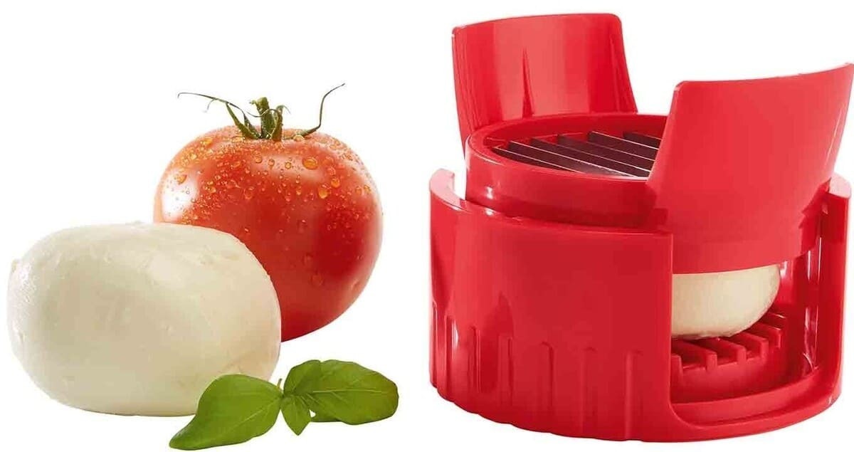Cortador de tomate y mozzarella