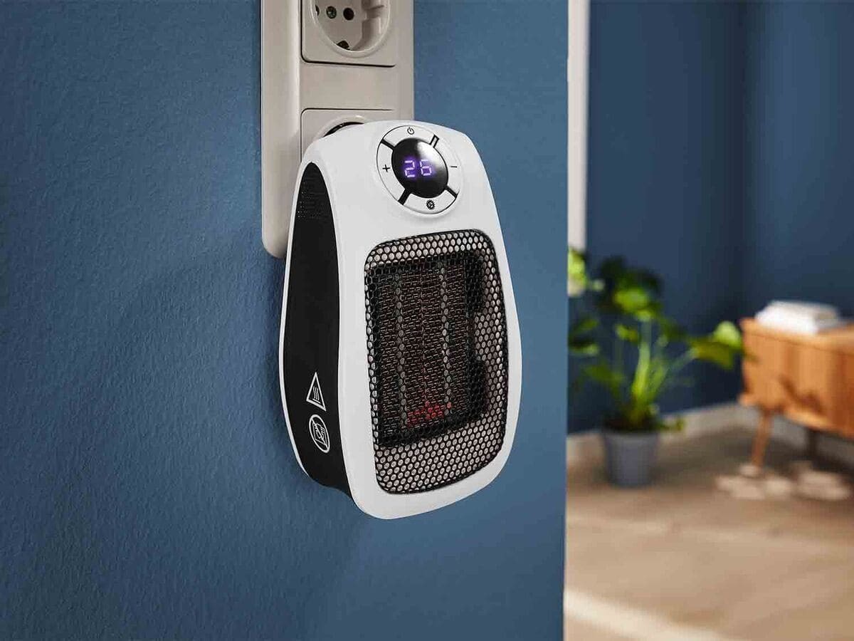 Calefactor cerámico de enchufe