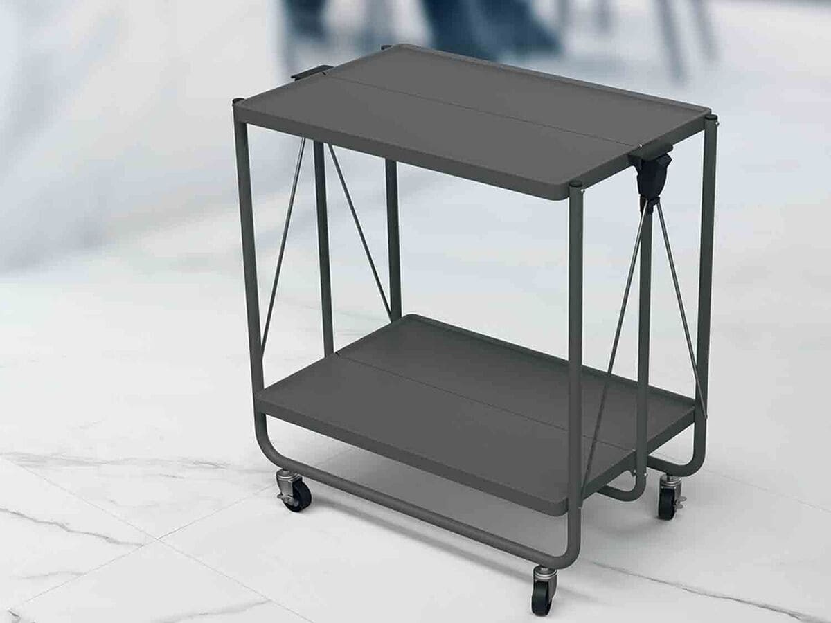 Carrito auxiliar plegable