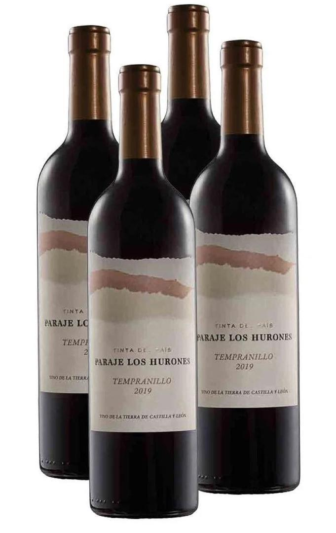 Pack de 4 botellas de vino Tinto Paraje los Hurones