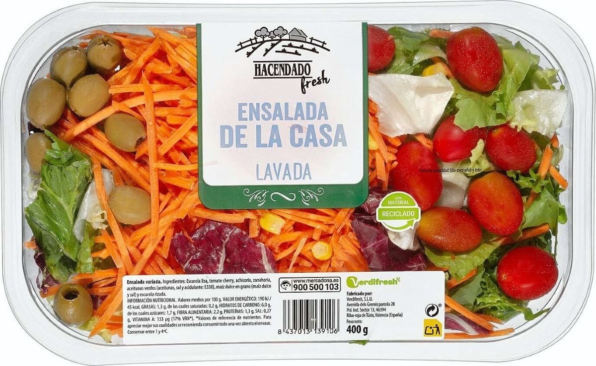Ensalada de la casa Hacendado