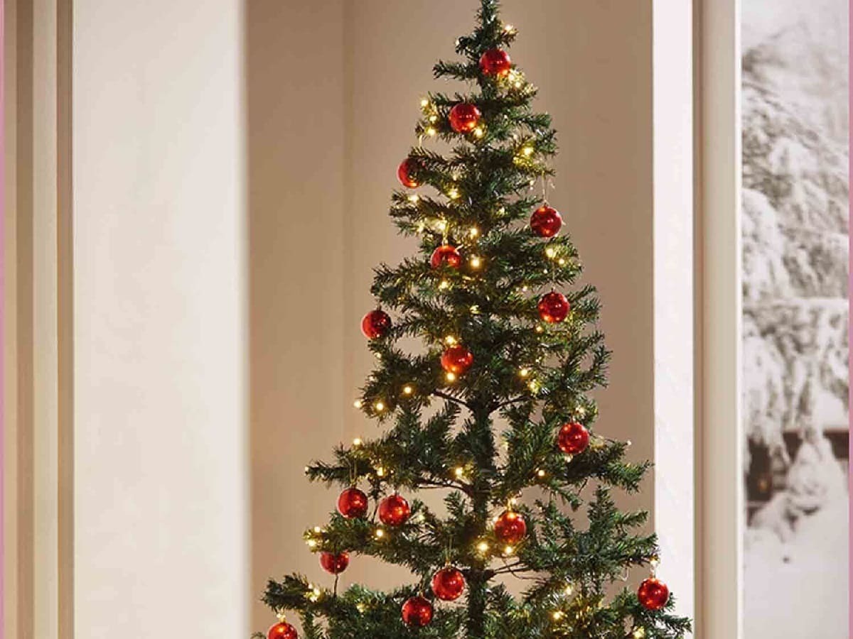 Árbol de navidad con LEDS de Lidl