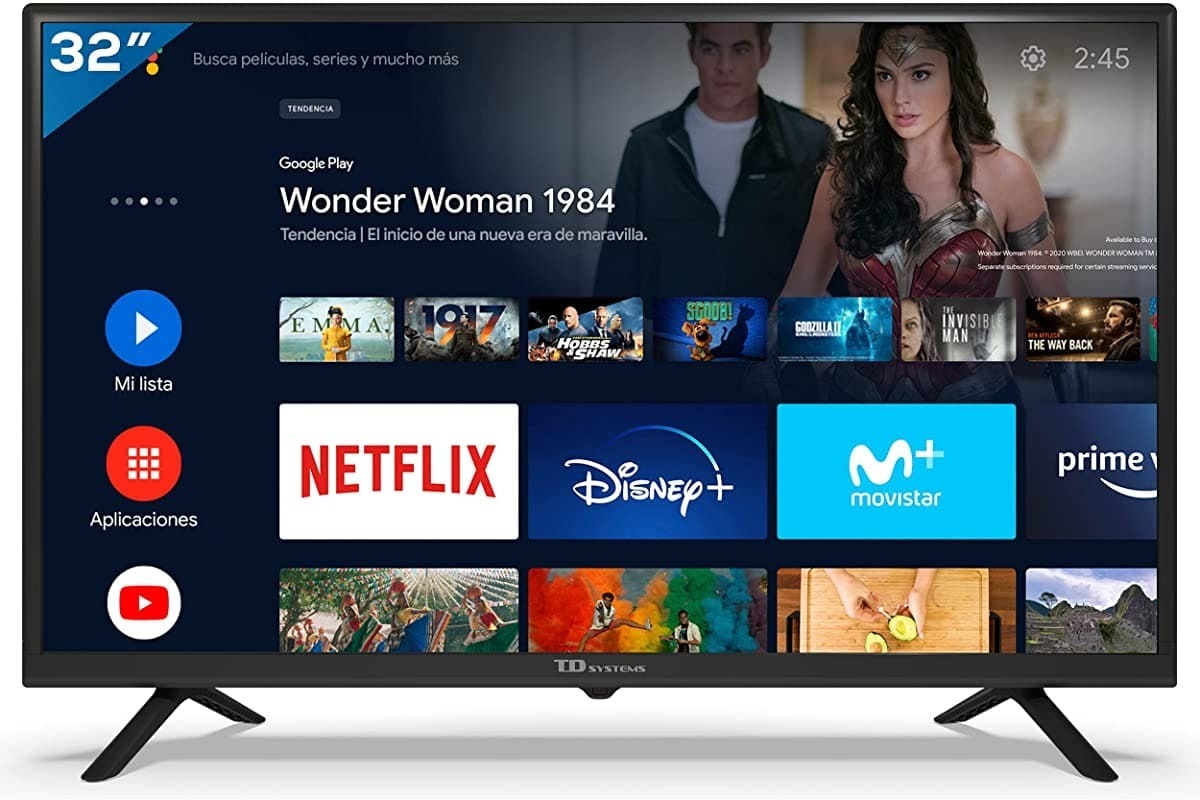 TD Systems - Smart TV Hey Google Official Assistant de Amazon