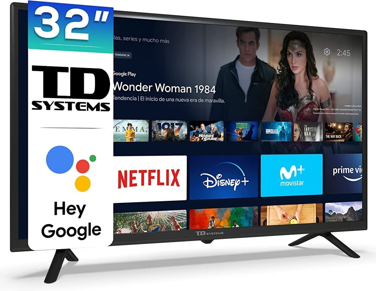 TD Systems - Smart TV Hey Google Official Assistant de Amazon