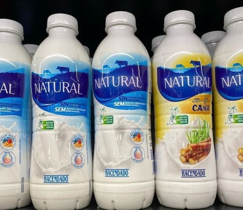 Yogur líquido natural Hacendado