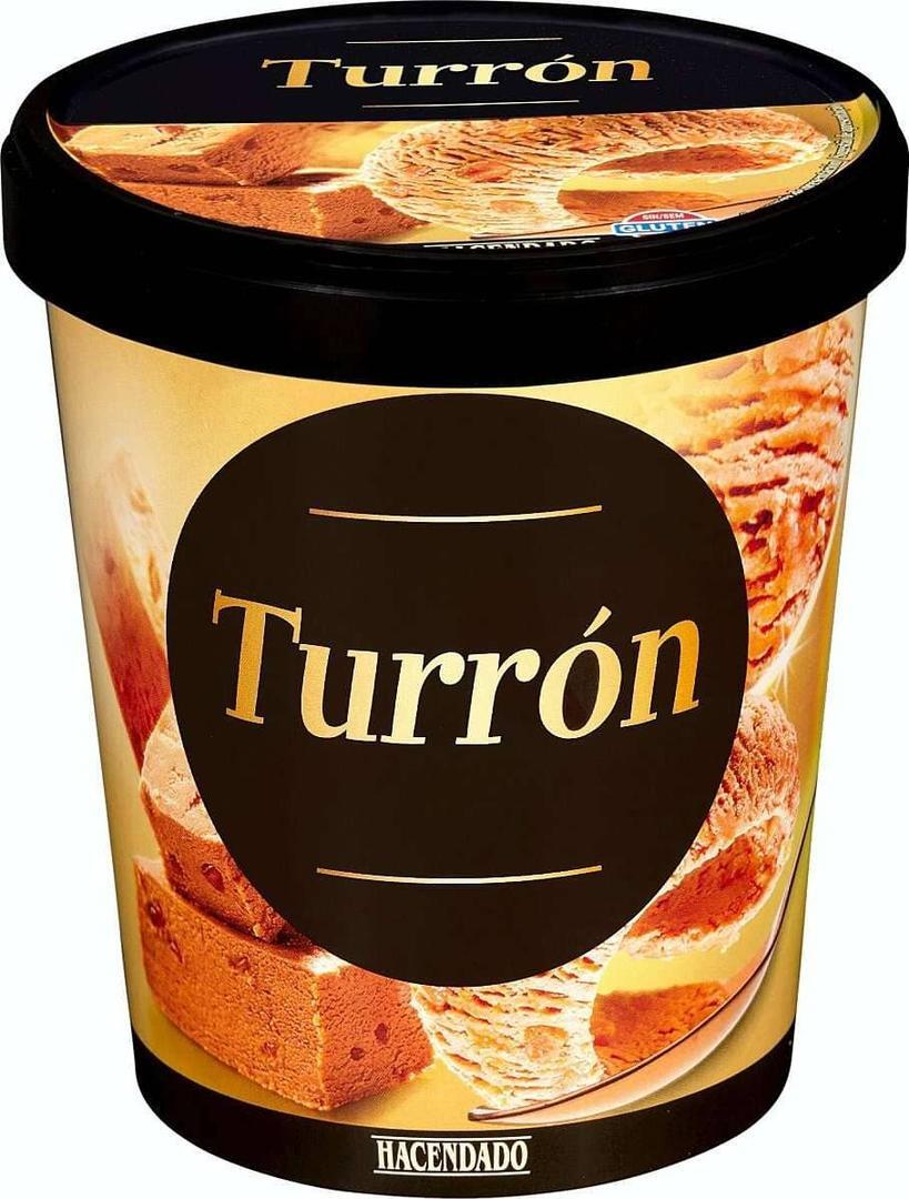 Helado de turrón
