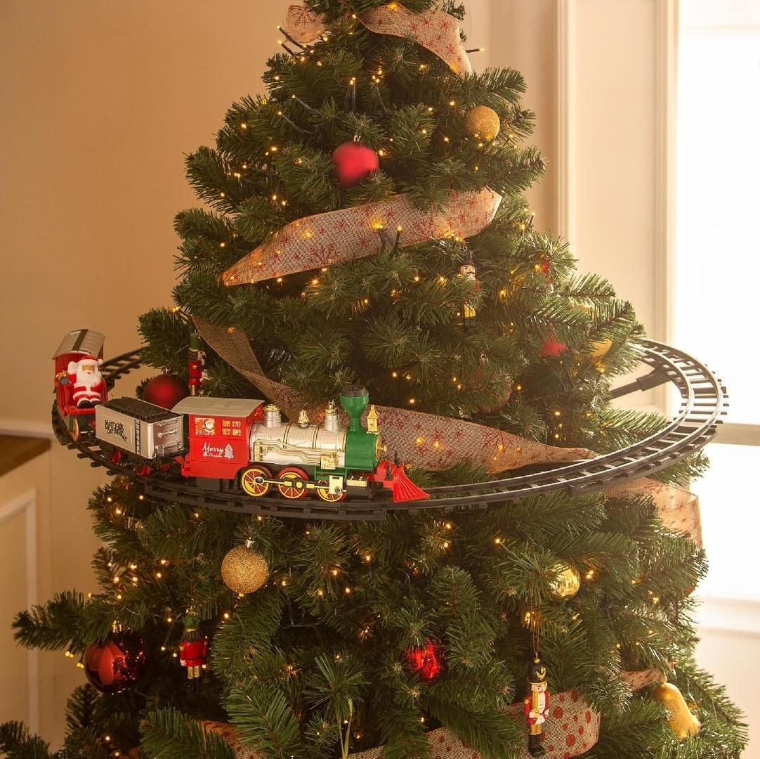 Tren árbol de Navidad con LED de Leroy Merlin