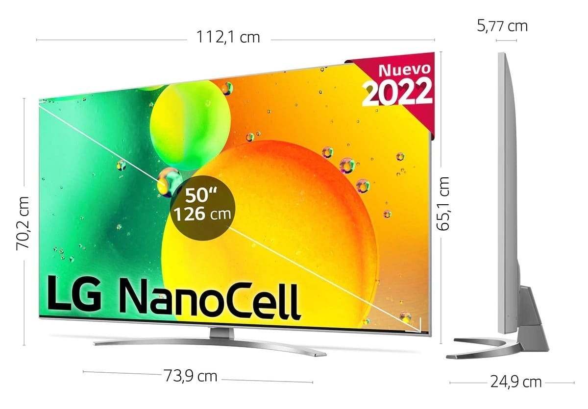 TV LED LG 50NANO786QA 4K en El Corte Inglés