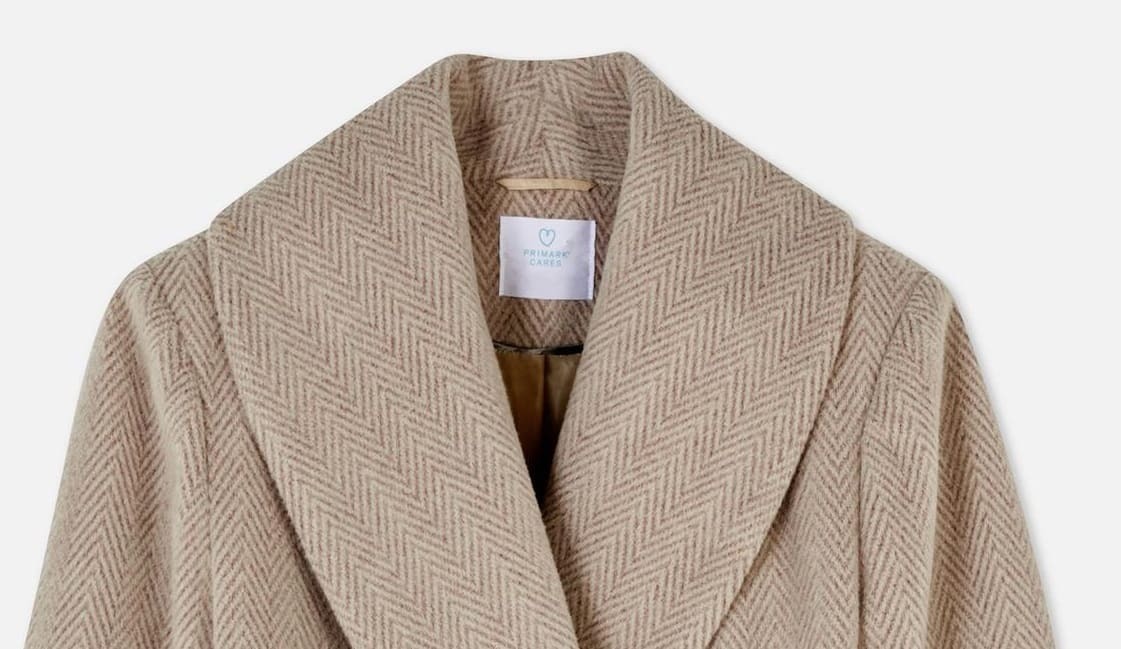 Abrigo con cinturón cruzado de Primark