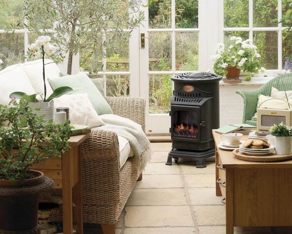 Estufa de gas FIRESIDE Provence 3.4 kw de Leroy Merlin