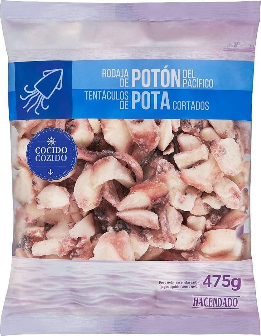 Rodaja de potón cocido