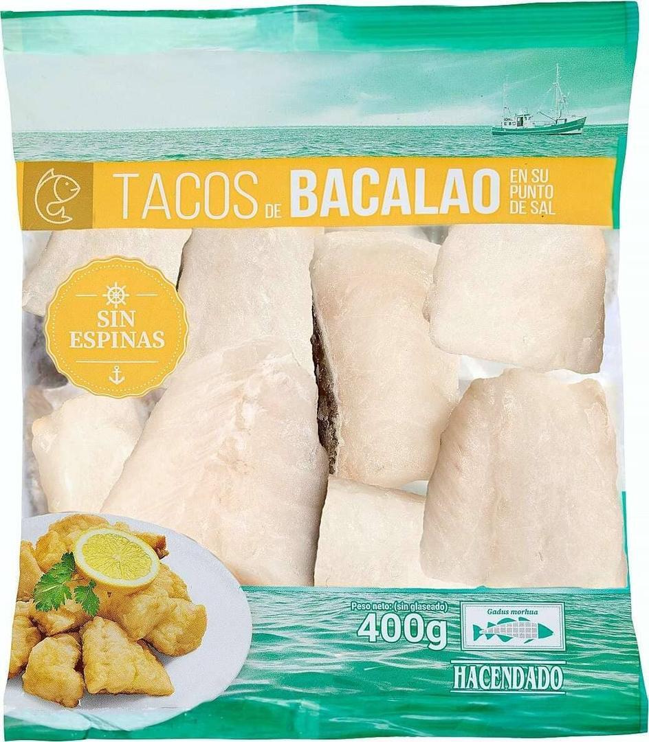 Tacos de bacalao sin espinas