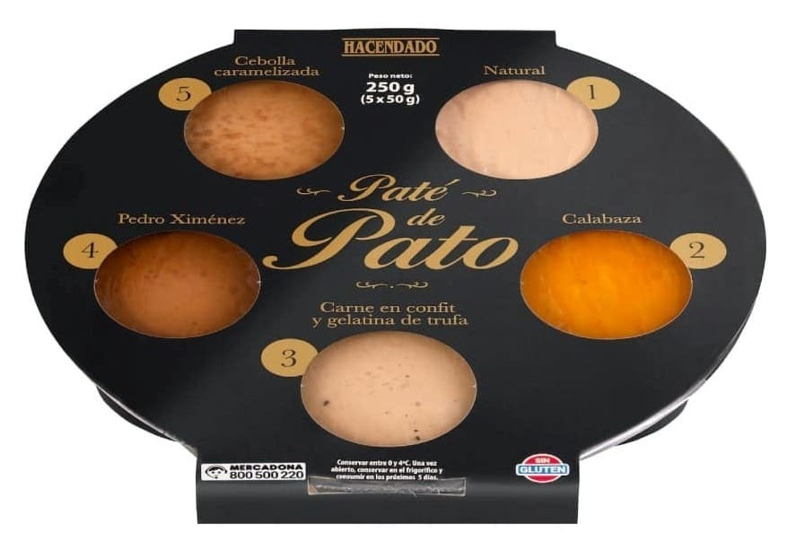 Surtido paté de pato Hacendado