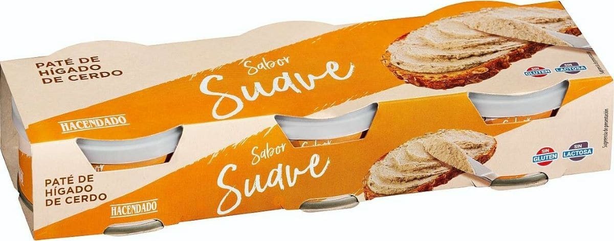 Pate de higado sabor suave