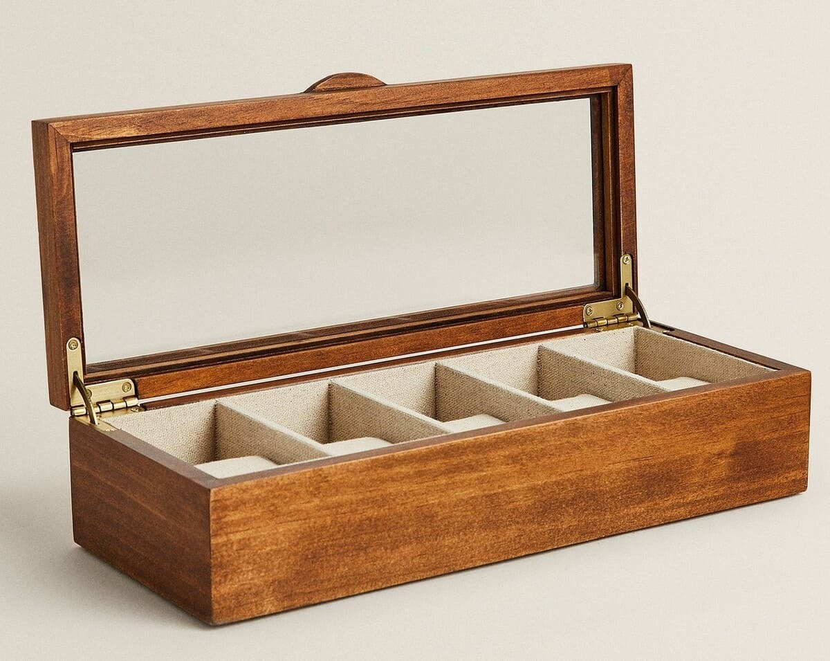 Guarda relojes de madera