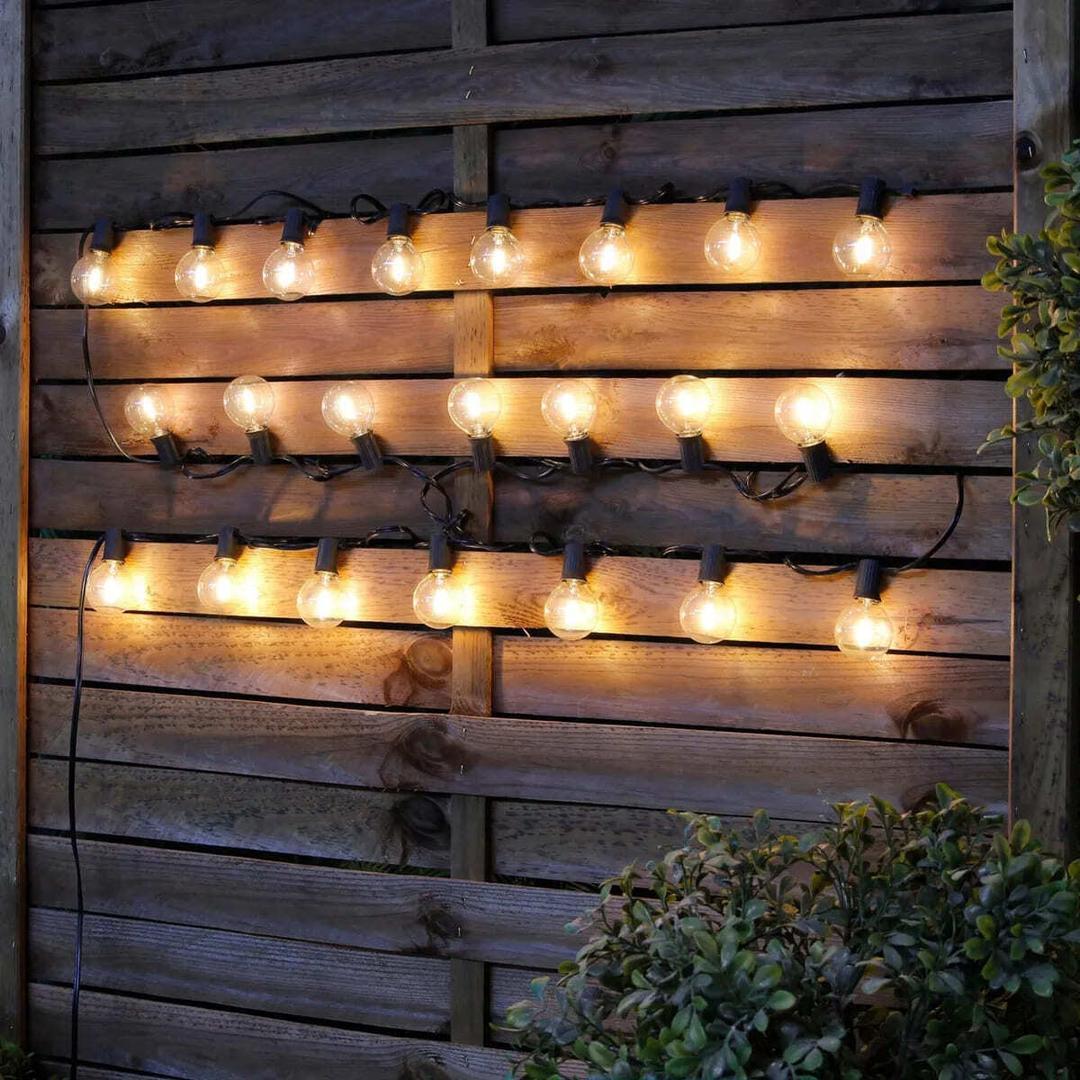 Guirnalda exterior solar Borealis 25 luces de Leroy Merlin