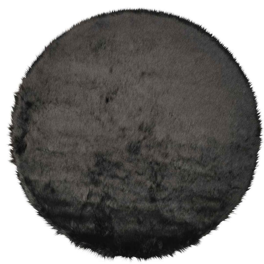 Alfombra, negro, 180 cm OBEGRÄNSAD