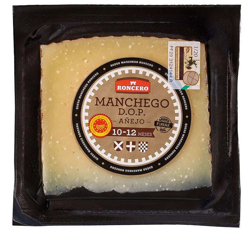 Cuña de queso manchego añejo Roncero