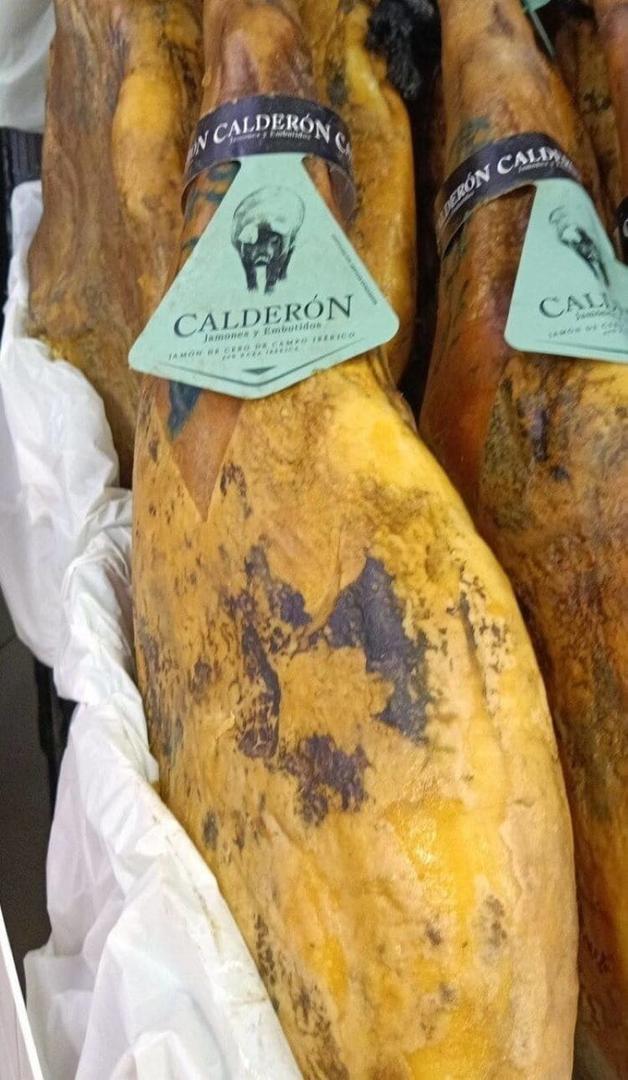 Jamón de cebo de campo ibérico 50 raza ibérica Calderón