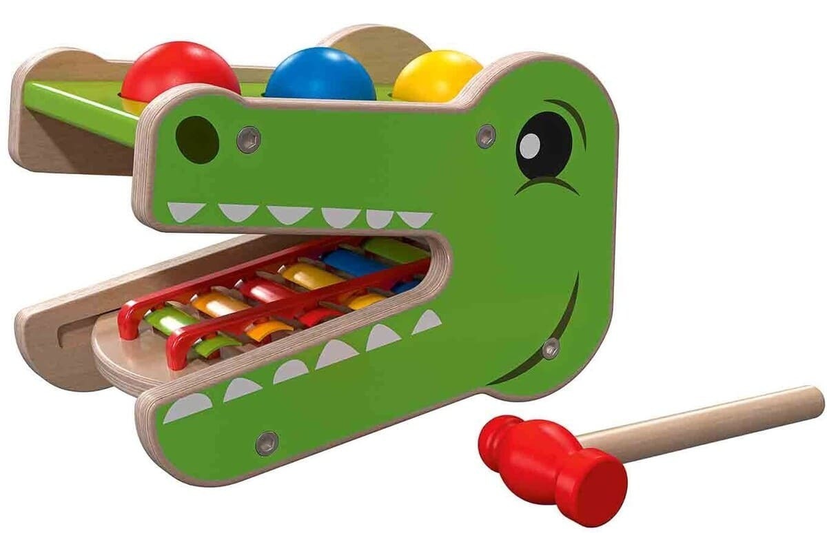 Juego de martillo y xilófono