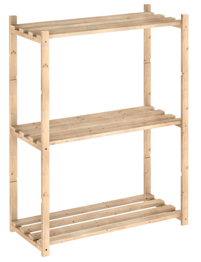 Estantería alistonada de pino Natura de Leroy Merlin
