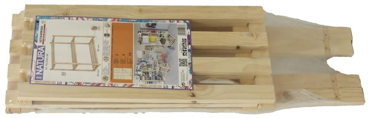 Estantería alistonada de pino Natura de Leroy Merlin