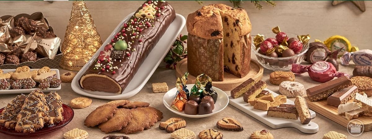 Tronco de navidad de trufa