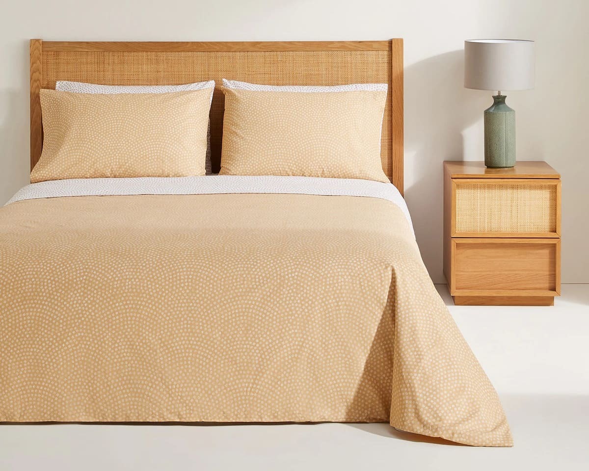 Juego de funda nórdica algodón sostenible Nagoya El Corte Inglés