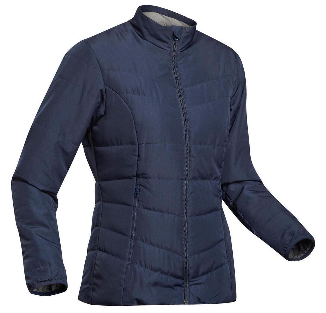 Chaqueta acolchada de montaña y trekking Mujer Forclaz MT50 azul