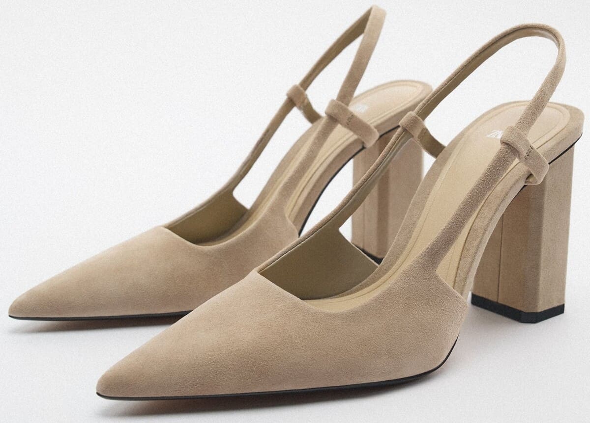 Zapato de tacón ancho