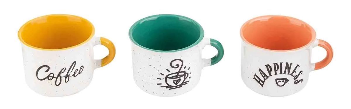 Juego de 3 tazas de expreso Tognana