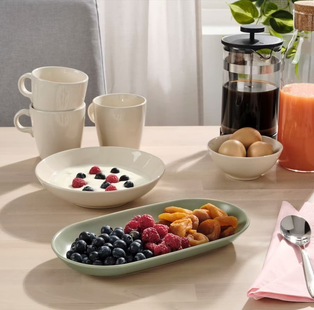 Fuente de servir Färgklar