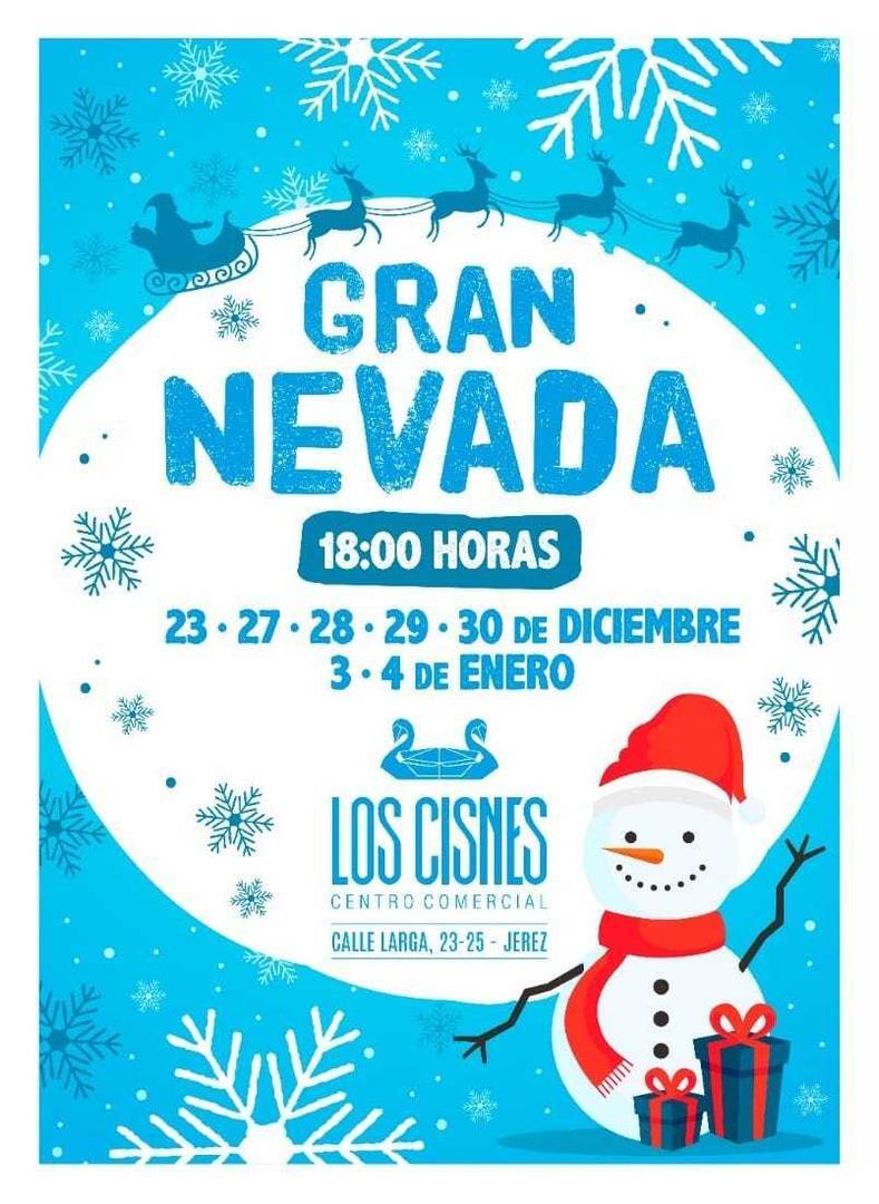 Gran Nevada en el centro comercial Los Cisnes de Jerez