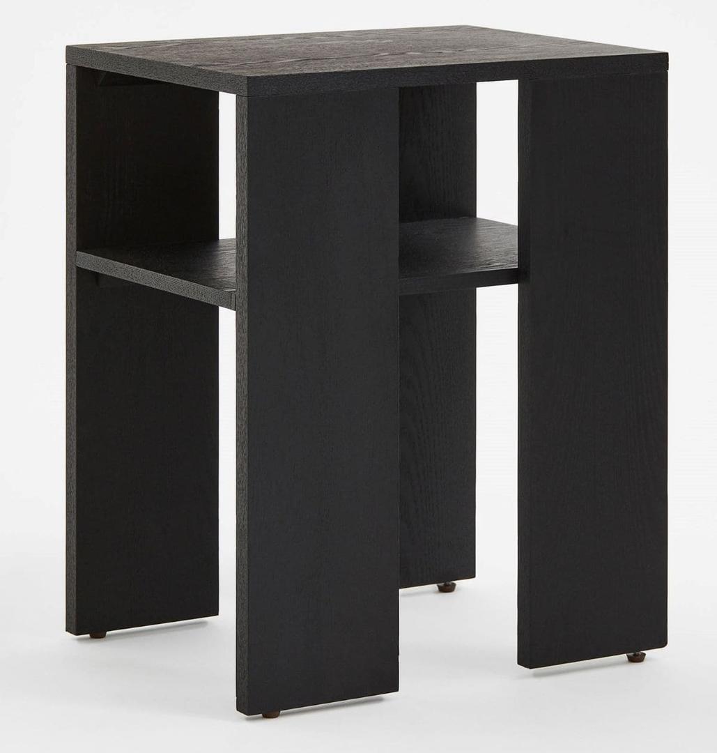 Mesita de noche rectangular